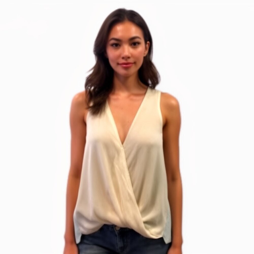 T. Babaton Aritzia Pastel Silk Sleeveless Top Relaxed fit XXS